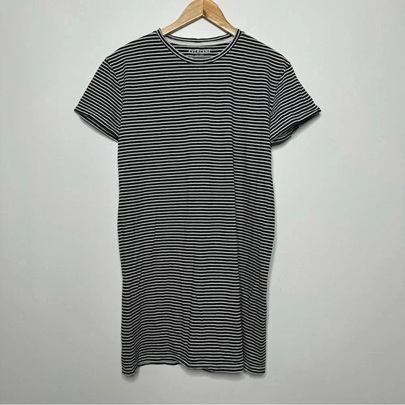 Everlane Striped Cotton T-Shirt Dress Size Medium - Picture 3 of 8